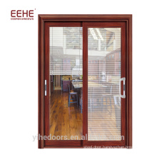 Thermal Break Soundproof Powder Coated Aluminum Sliding Door with Tempered Glass for Office